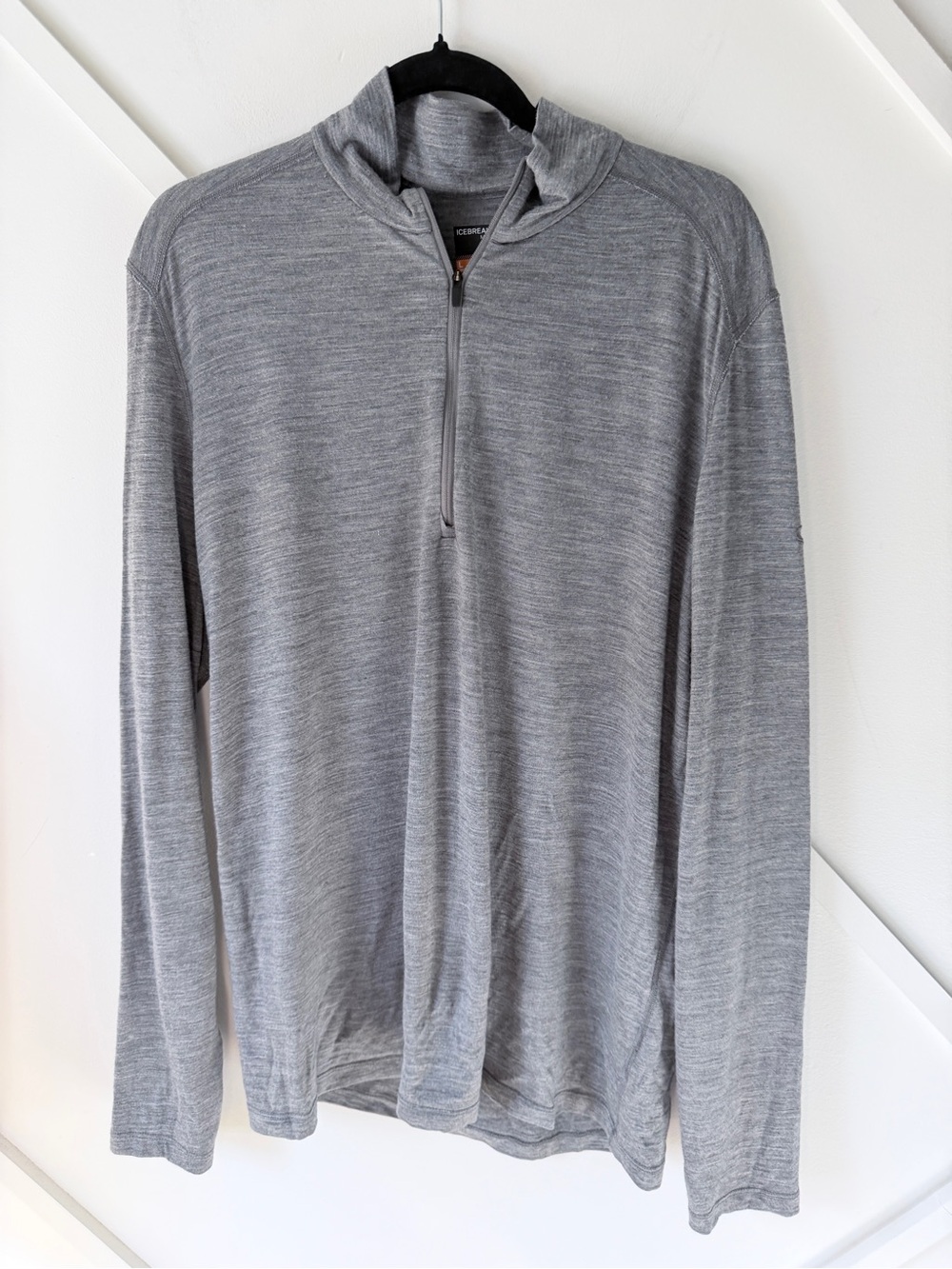 Icebreaker 200 Merino Wool Base Layer Men’s Large Grey |Thermal Outdoor| Hiking - Picture 3 of 16
